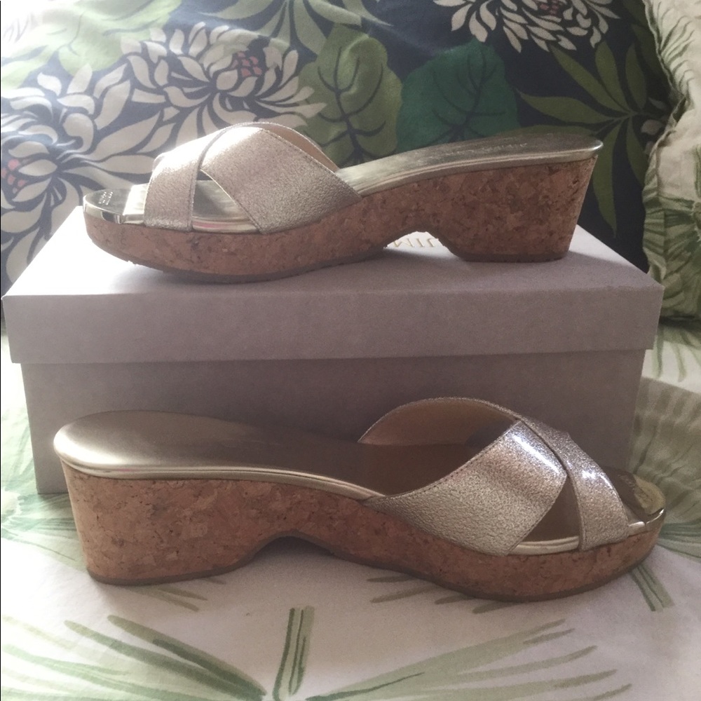Jimmy Choo Panna Gold Size 8.5